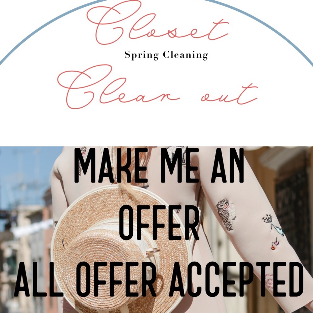 Closet clear out!! All offer Accepted